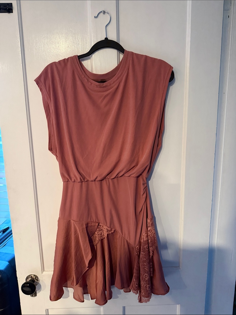 Free people dusty mini color rose smoke size small